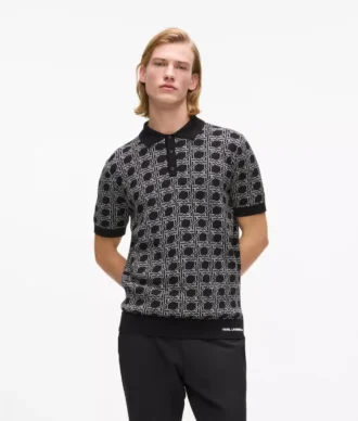Gebreid poloshirt