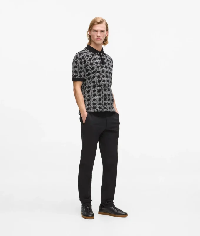 Gebreid poloshirt