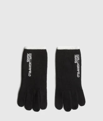 Gebreide handschoenen met logo