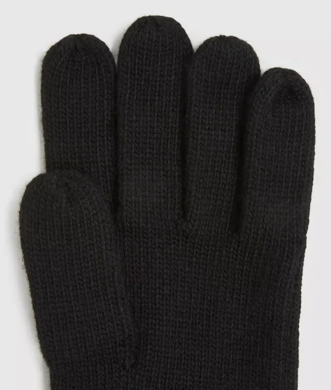 Gebreide handschoenen met logo