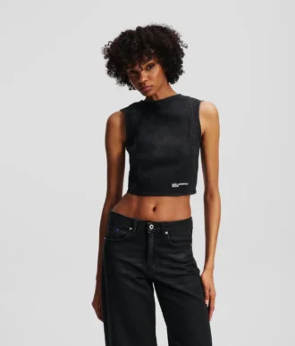 GECOATE DENIM TOP
