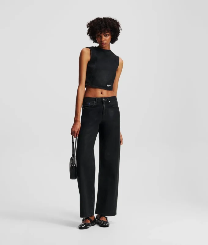 GECOATE DENIM TOP