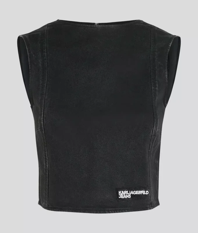 GECOATE DENIM TOP