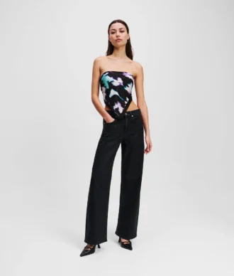 GECOATE MID-RISE RELAXED JEANS