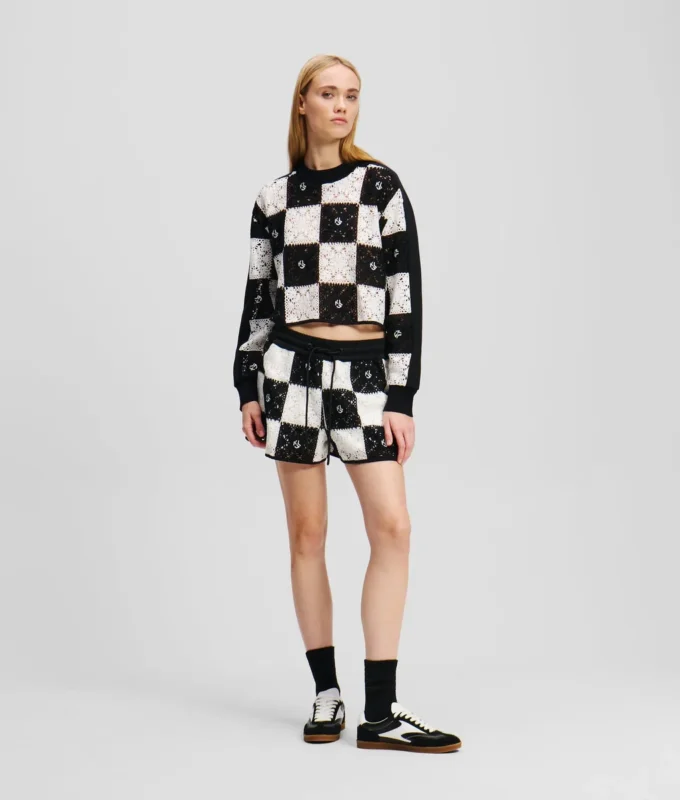 GEHAAKTE CROPPED TRUI
