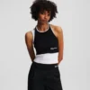 GELAAGDE GERIBBELDE TANKTOP
