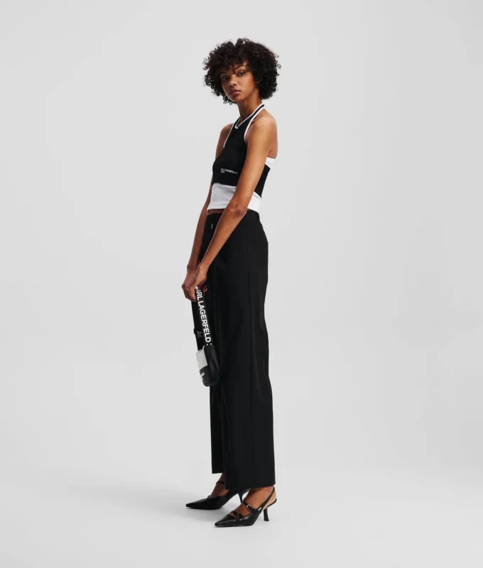 GELAAGDE GERIBBELDE TANKTOP