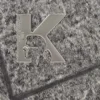 Geo denim portemonnee