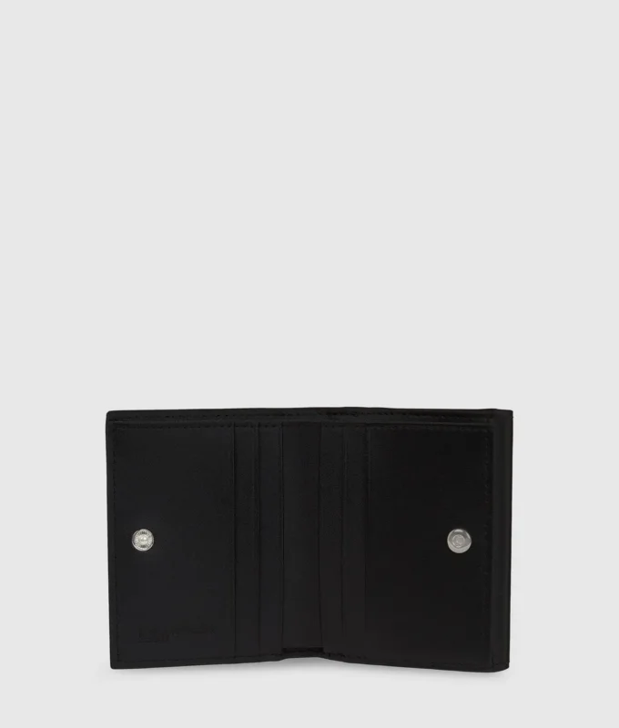 Geo denim portemonnee