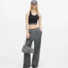 Geo denim schoudertas