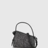 Geo mini denim crossbodytas