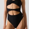 GERIBBELDE BANDEAU-BADPAK