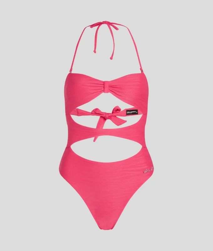 GERIBBELDE BANDEAU-BADPAK