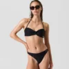 GERIBBELDE BANDEAU BIKINITOP