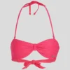 GERIBBELDE BANDEAU BIKINITOP