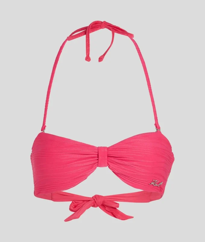 GERIBBELDE BANDEAU BIKINITOP