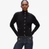 Geribbelde gebreide cardigan
