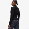 Geribbelde gebreide cardigan
