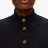 Geribbelde gebreide cardigan