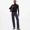 Geribbelde gebreide cardigan