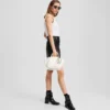GERIBBELDE TANKTOP MET V-HALS