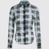 Geruit mesh shirt