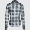 Geruit mesh shirt