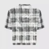 Geruit mesh T-shirt