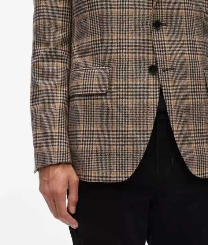 Geruite blazer