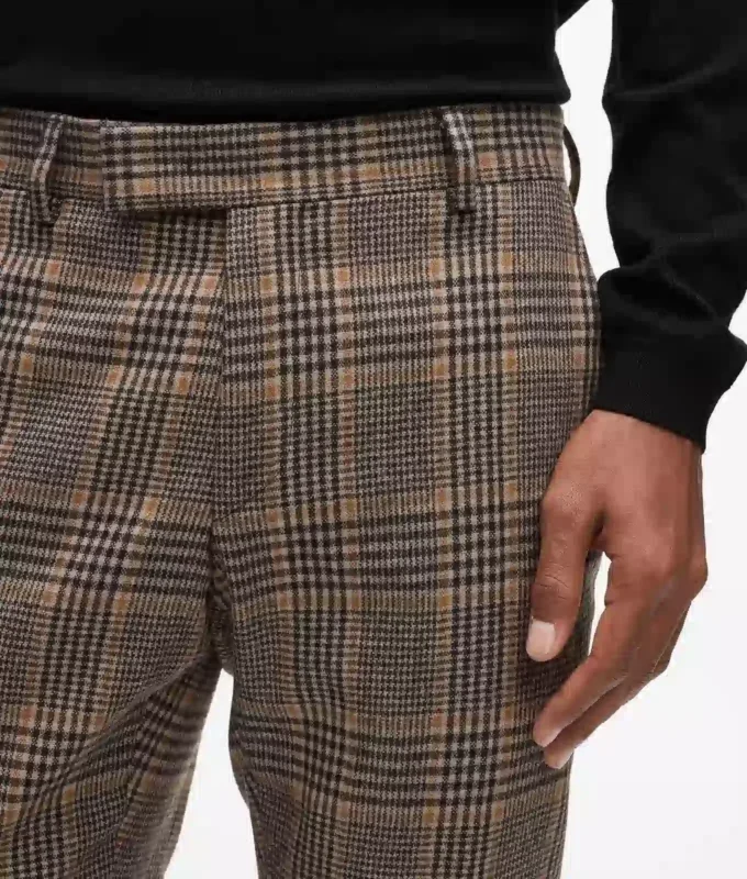 Geruite pantalon