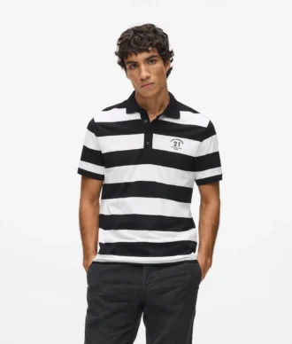 Gestreepte poloshirt