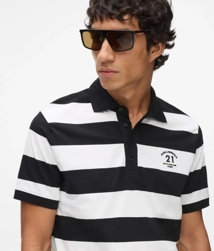 Gestreepte poloshirt