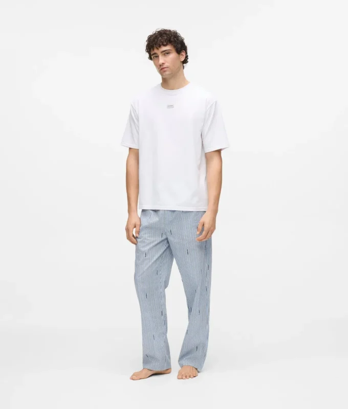Gestreepte pyjamaset