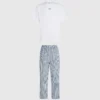 Gestreepte pyjamaset
