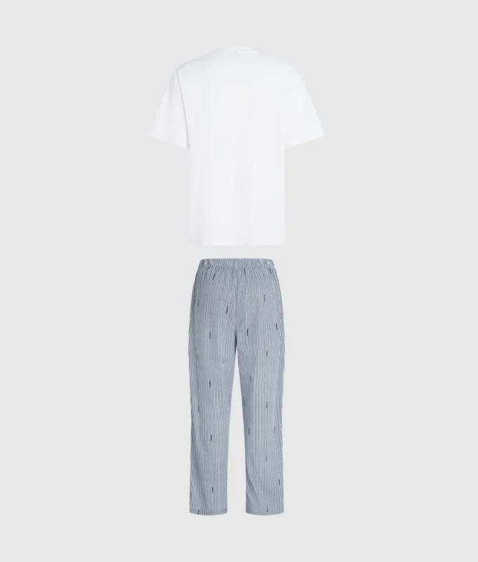 Gestreepte pyjamaset