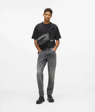 Gewassen denim heuptas