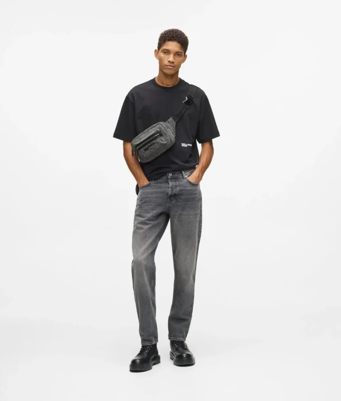 Gewassen denim heuptas