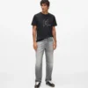 Gewassen rechte jeans