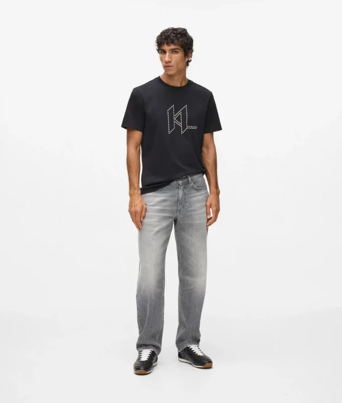 Gewassen rechte jeans