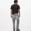 Gewassen rechte jeans