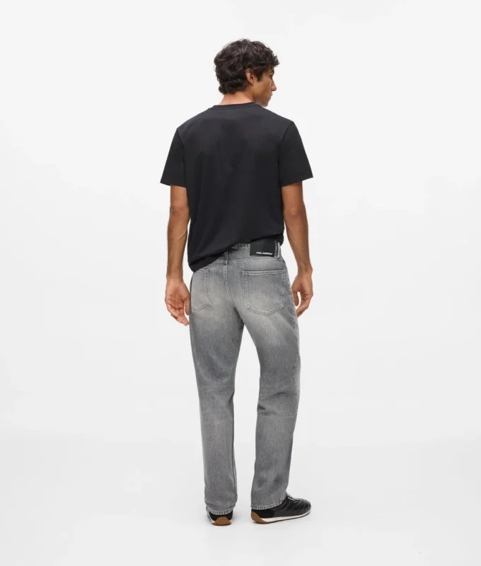 Gewassen rechte jeans