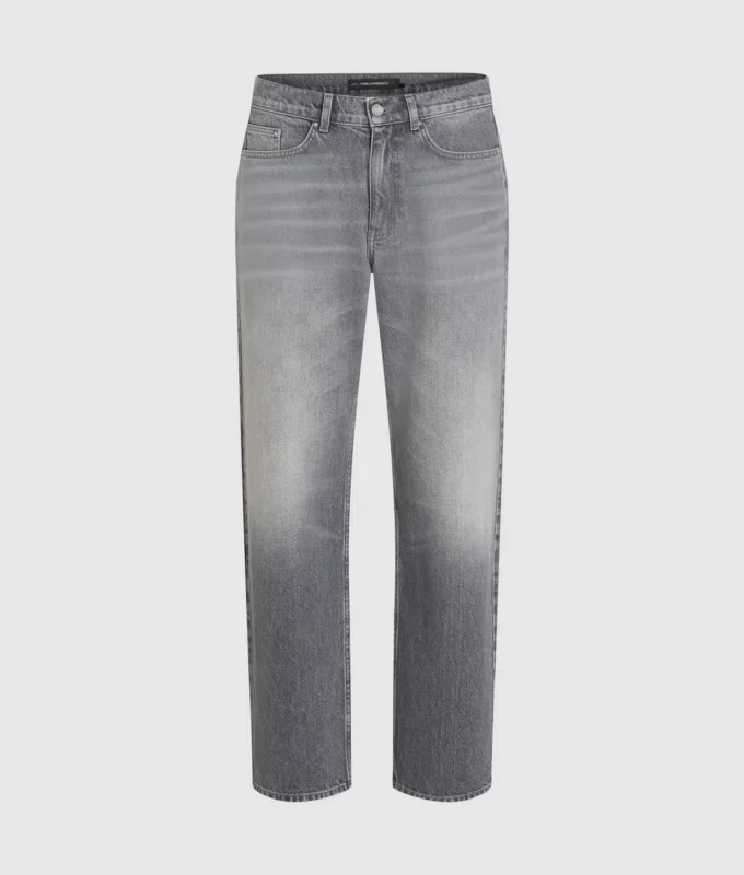 Gewassen rechte jeans
