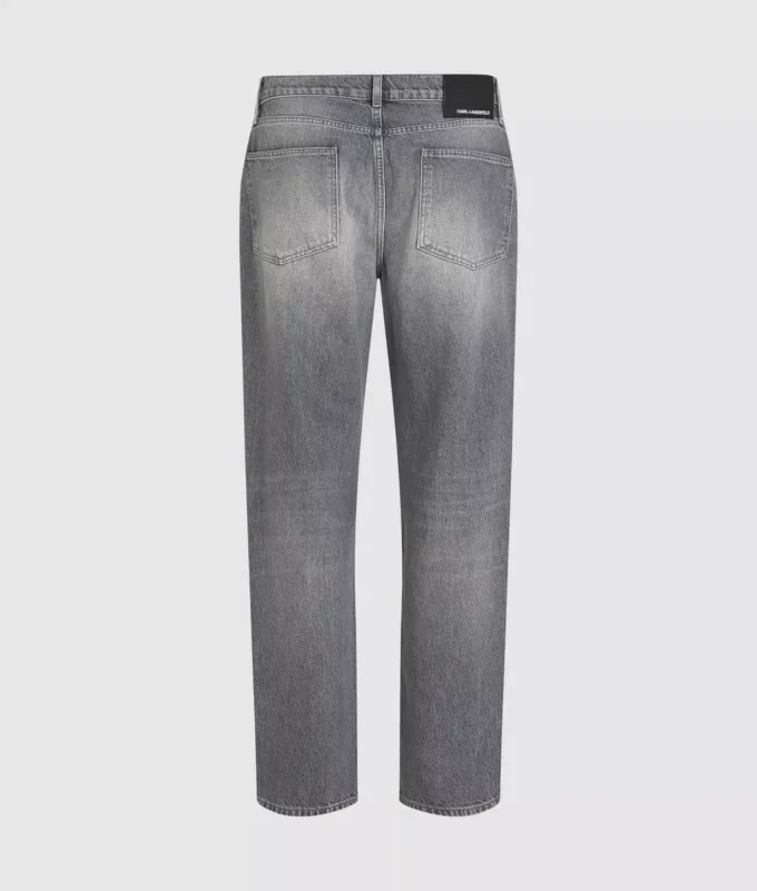 Gewassen rechte jeans