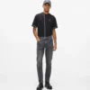 Gewassen slim fit jeans