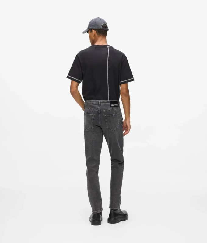 Gewassen slim fit jeans