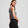 GEWASTE GERIBBELDE TANKTOP