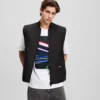 GEWATTEERD VEST