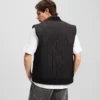 GEWATTEERD VEST