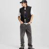 GEWATTEERD VEST