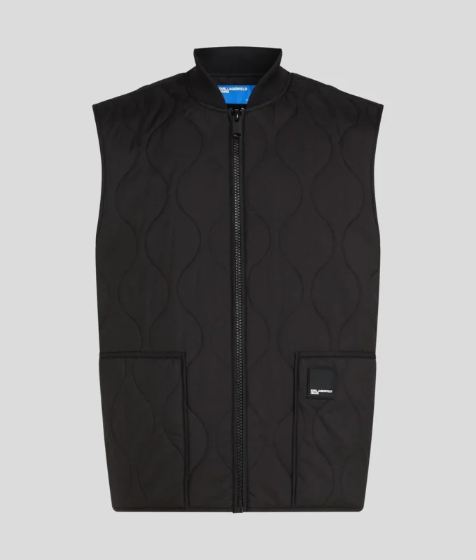 GEWATTEERD VEST